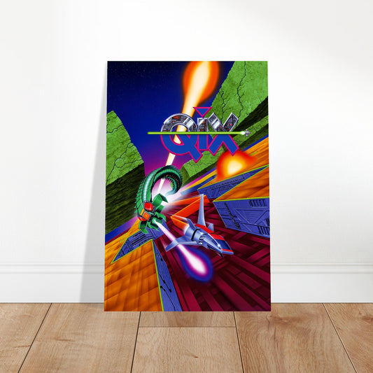 Ultimate Qix Poster - Retro Arcade Puzzle Game Art Print Wall Art Decor 2