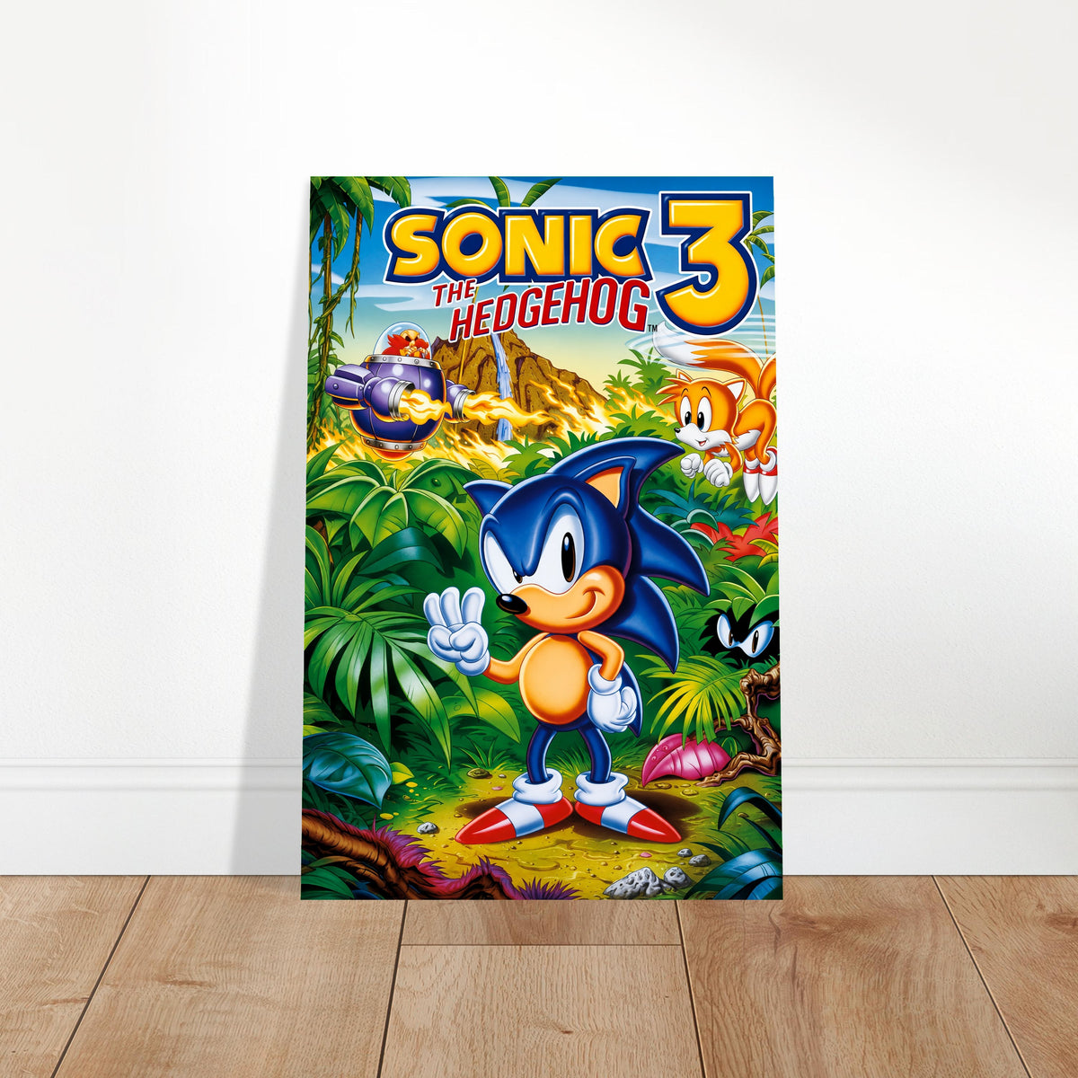 Sonic the Hedgehog 3 Poster – Classic Video Game Art Print Wall Art Decor 2