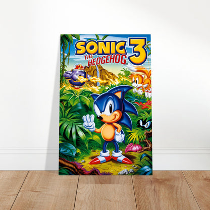 Sonic the Hedgehog 3 Poster – Classic Video Game Art Print Wall Art Decor 2