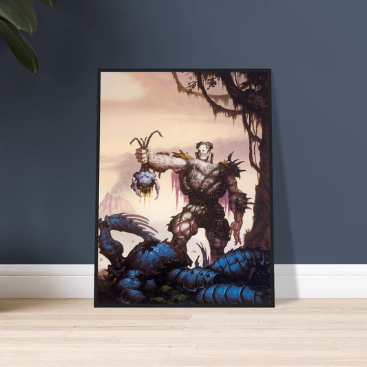 Anti-Monster by Gerald Brom (1994) - Framed Poster 24x32 2