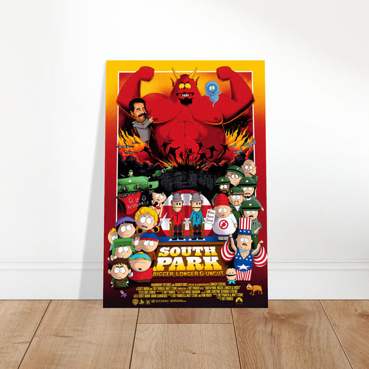 South Park: Bigger, Longer & Uncut Movie Poster 1999 Wall Art Decor 2