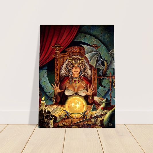 THE FORTUNE TELLER BY CLYDE CALDWELL POSTER FANTASY DECORATION RPG VIBRANT 2