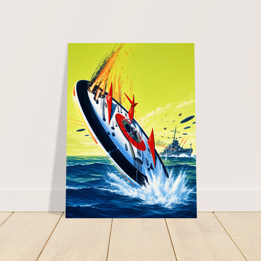Edward Valigursky Feb 1958 Sci-Fi Poster Wall Art Decor 2