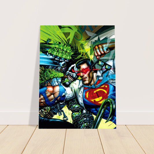 SIMON BISLEY SUPERMAN VS. LOBO #1 VARIANT COVER POSTER 2021 Wall Art Decor 2