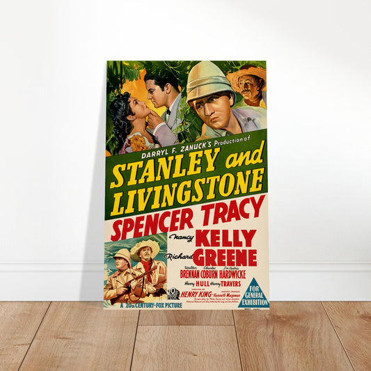 Stanley and Livingstone 1939 Movie Poster – Classic Adventure Film Art Print 2