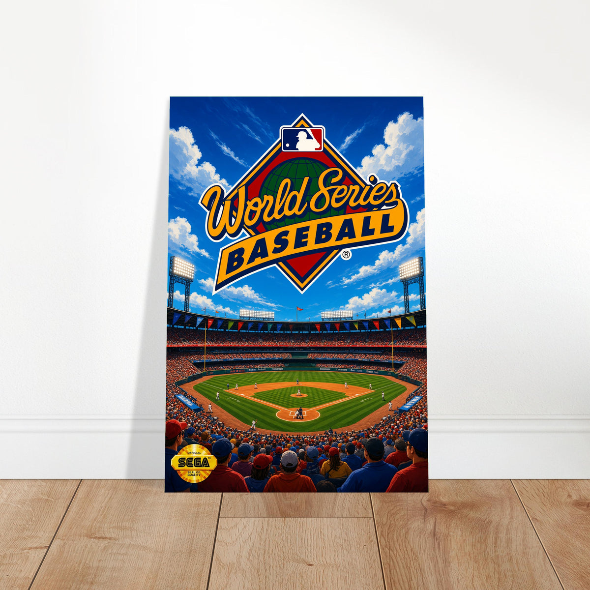 World Series Baseball Stadium Poster – Classic Sports Game Art Wall Art Decor 2