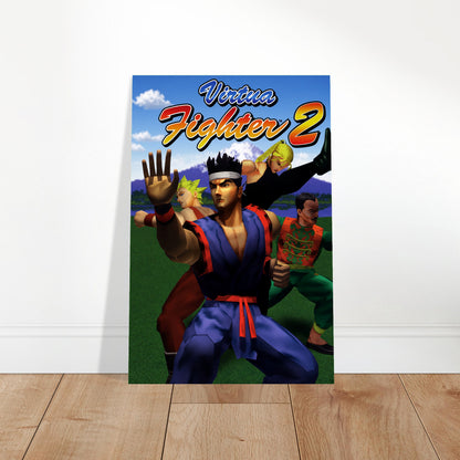 Virtua Fighter 2 Poster - Martial Arts Combat Retro Game Art Wall Art 2