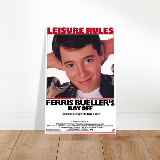 Ferris Bueller's Day Off 1986 Movie Poster - Matthew Broderick 2