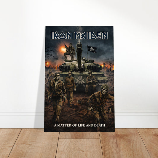 Iron Maiden - A Matter of Life and Death Album Poster - Heavy Metal Art 2