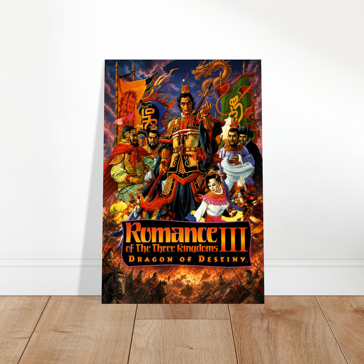 Romance of the Three Kingdoms III Dragon of Destiny Poster Wall Art Decor 2