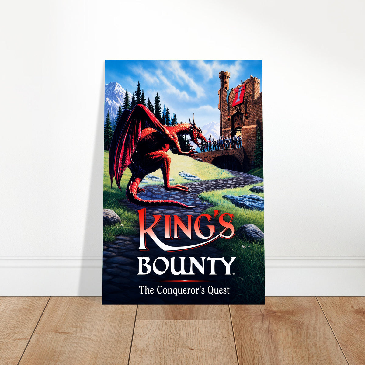 King's Bounty The Conqueror's Quest Poster – Dragon Fantasy Art Wall Art Decor 2