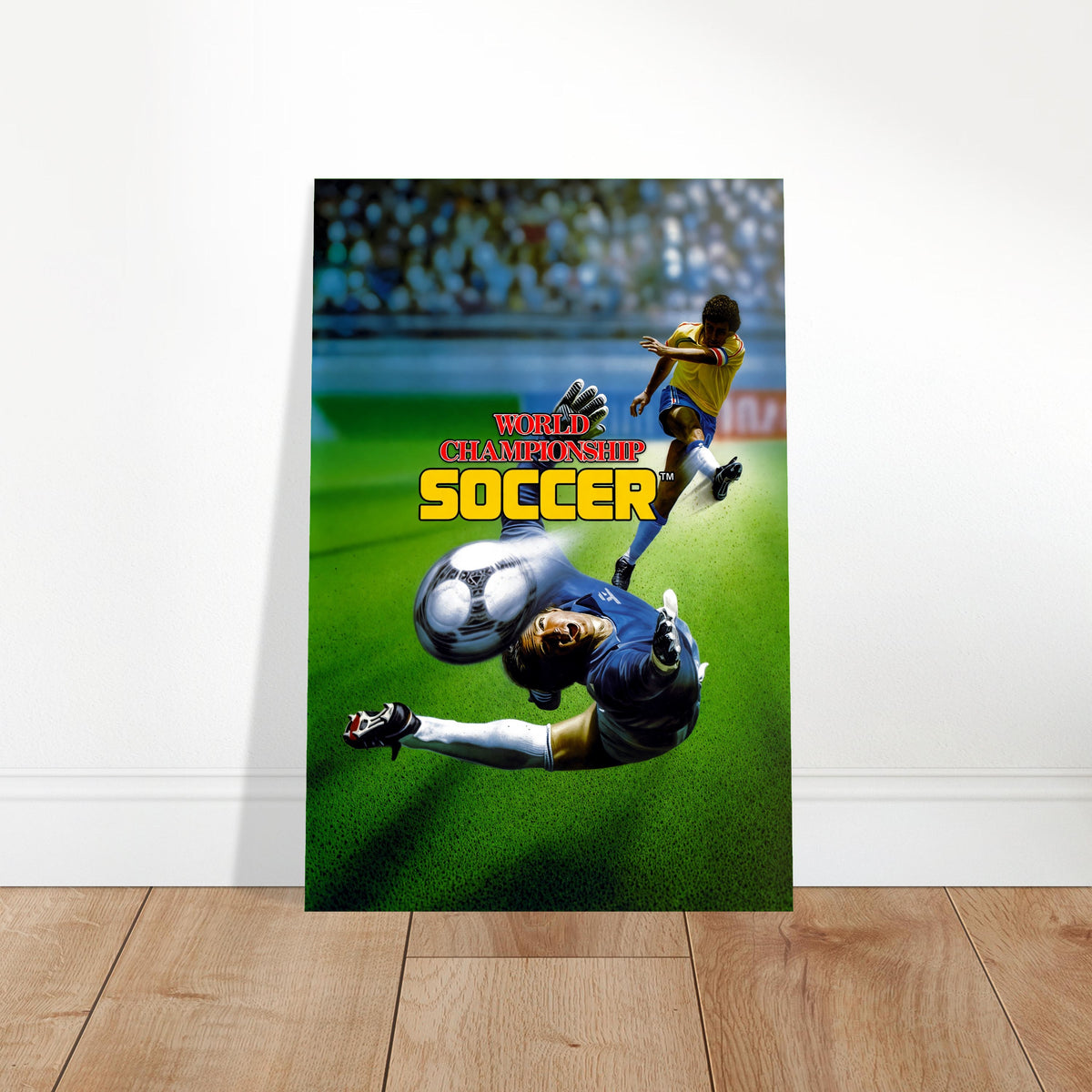 World Championship Soccer Poster – Dynamic Athletes in Action Wall Art Decor 2