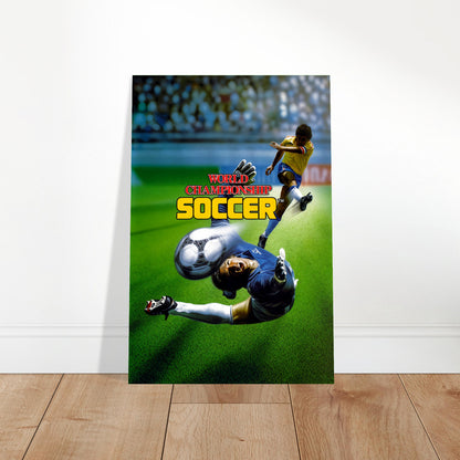 World Championship Soccer Poster – Dynamic Athletes in Action Wall Art Decor 2