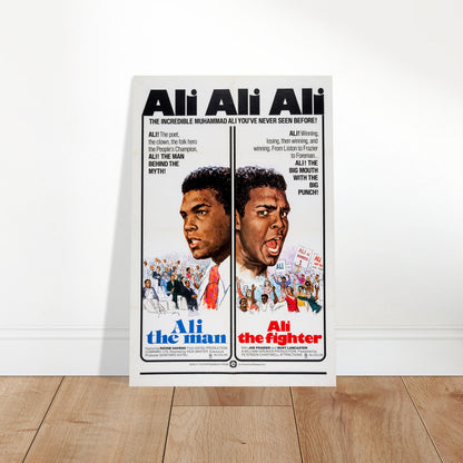 Ali Ali Ali Movie Poster 1974 – Muhammad Ali The Man Fighter Wall Art Decor 2