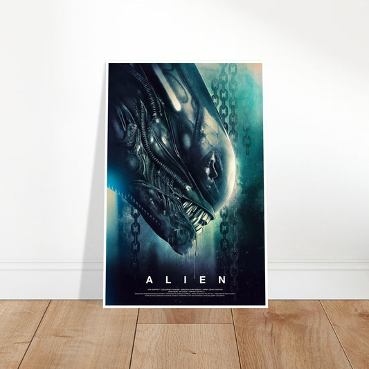 ALIEN 1979 RIDLEY SCOTT H.R. GIGER XENOMORPH CLASSIC SCI-FI HORROR MOVIE POSTER 2