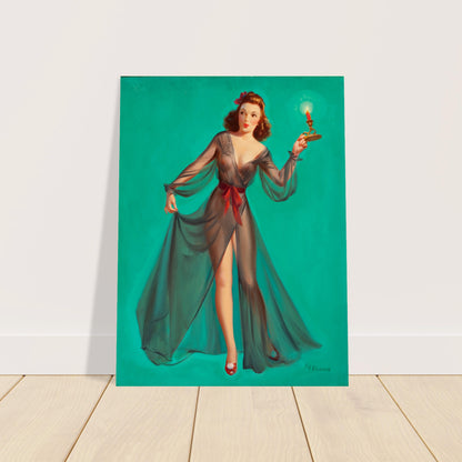 Art Frahm 'Oooh, Is There a Man In the House?' 1949 Poster Wall Art Decor 2