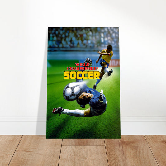 World Championship Soccer Poster – Dynamic Athletes in Action Wall Art Decor 2