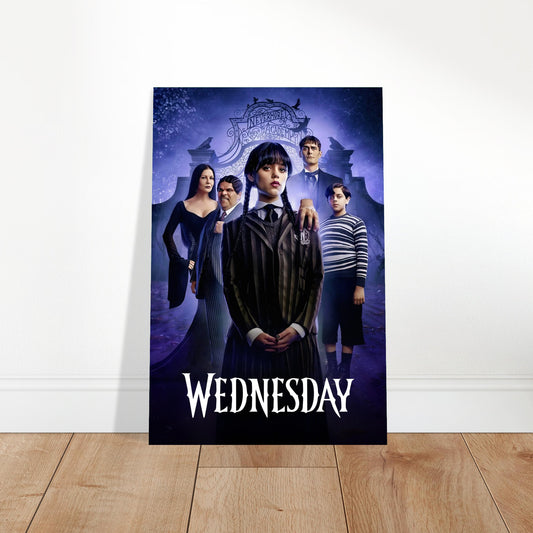 WEDNESDAY ADDAMS FAMILY POSTER – GOTHIC NEVERMORE ACADEMY WALL ART 2