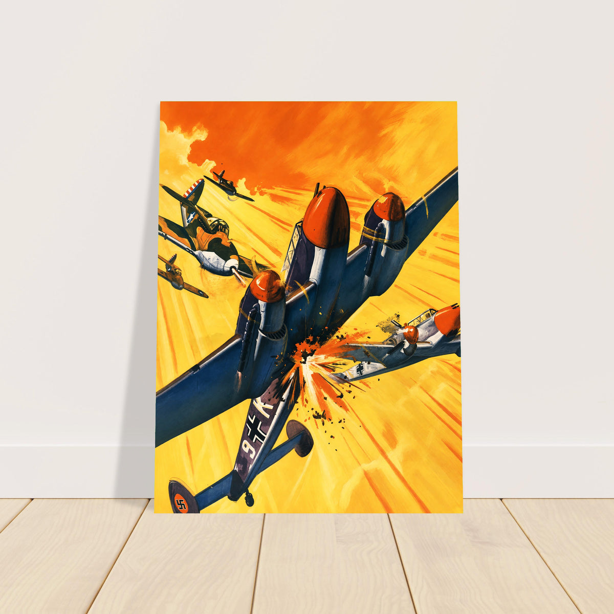 Rudolph Belarski Winter 1943 Cover Poster – WWII Fighter Pilot Combat Art 2