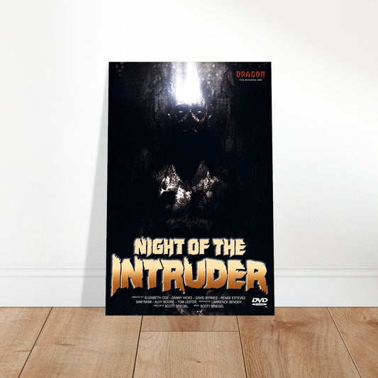 Night of the Intruder 1989 Horror Movie Poster – Creepy Creature Art 2