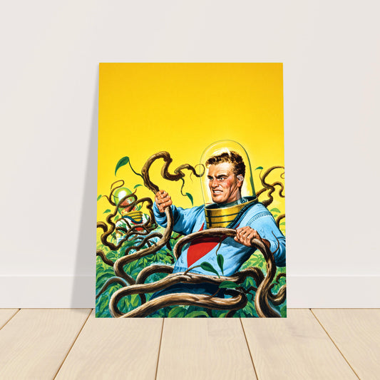 Edward Valigursky Entangled in the Garden of Evil Poster 1958 Wall Art Decor 2