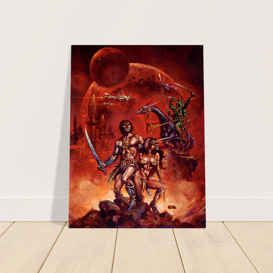 A PRINCESS OF MARS BY CLYDE CALDWELL POSTER FANTASY VIBRANT-COLORED SHARP-DETAIL 2