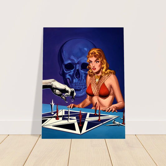 Equation of Doom by Edward Valigursky 1957 Poster – Sci-Fi Skull Occult 2