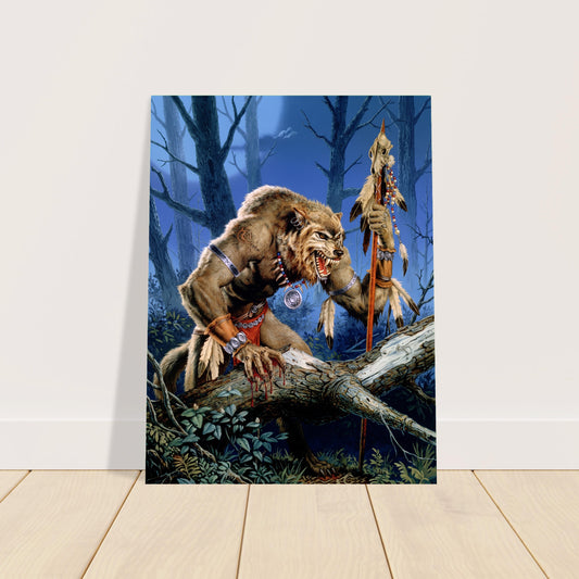 WEREWOLF APOCALYPSE BY CLYDE CALDWELL POSTER FANTASY WALLART DECOR RPG ART 2
