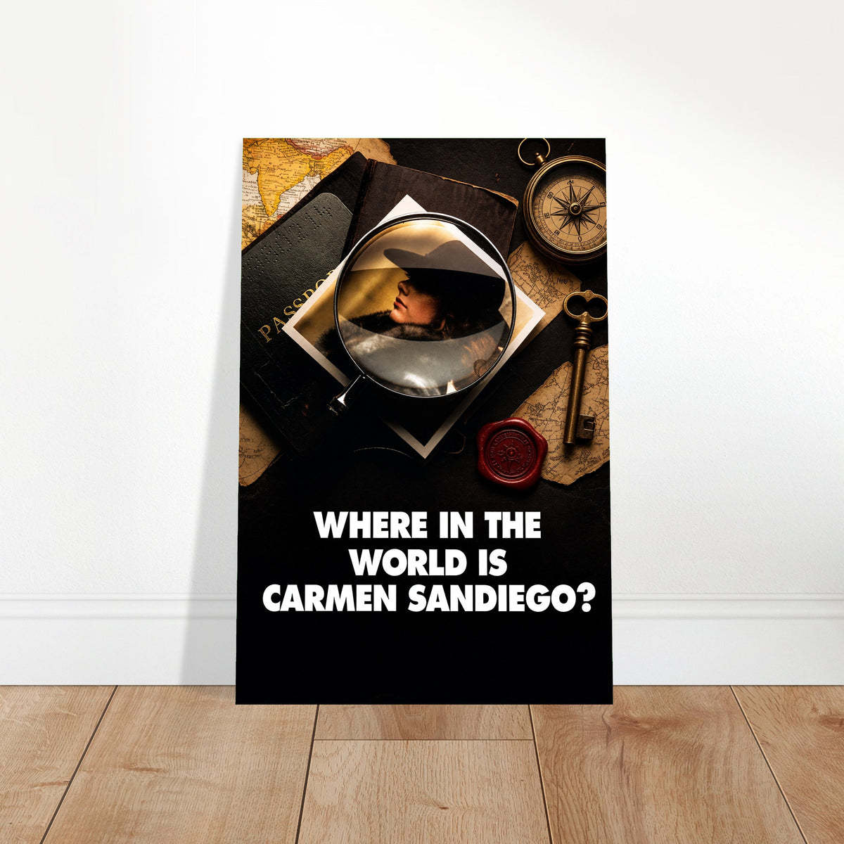 Where in the World is Carmen Sandiego Poster – Detective Mystery Adventure 2