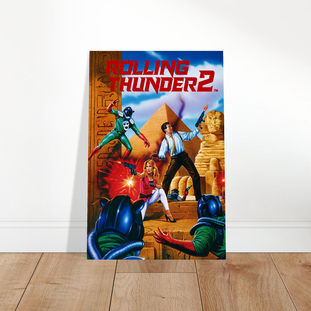 Rolling Thunder 2 Poster – Action Adventure Video Game Art Wall Art Decor 2