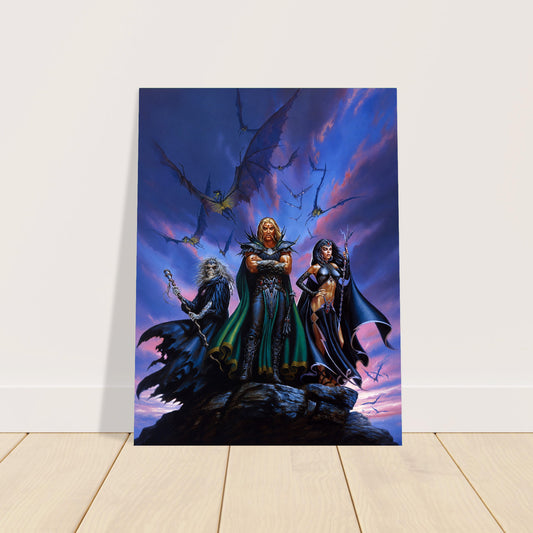 Villains Lorebook Poster – Todd Lockwood D&D Dark Fantasy Art Print 1998 2