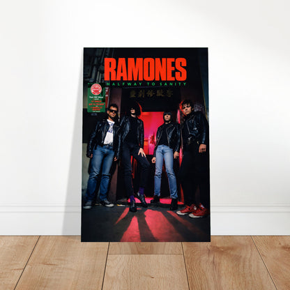 Ramones Poster – Halfway To Sanity – 1980s Punk Rock Album Art 2