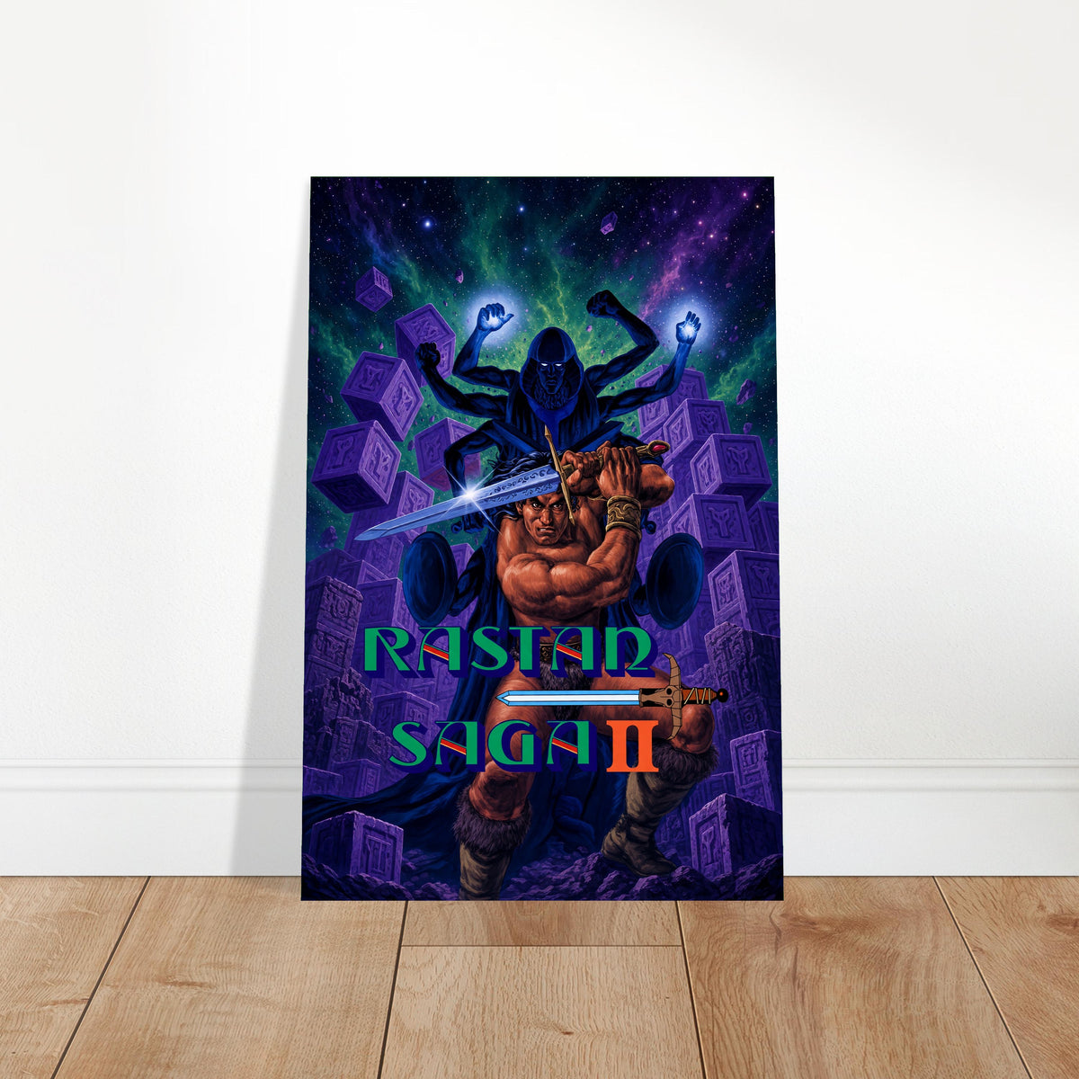 Rastan Saga II Poster – Barbarian Warrior with Magic Sword Wall Art Decor 2