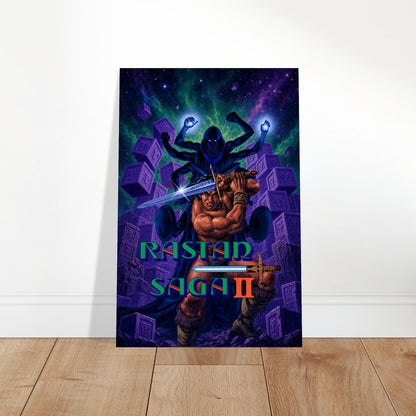 Rastan Saga II Poster – Barbarian Warrior with Magic Sword Wall Art Decor 2