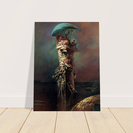 The Barley Tower by Bruce Pennington 2025 Poster – Fantasy Art Wall Art Decor 2