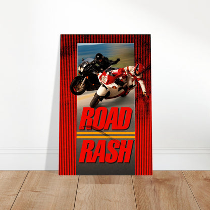 Road Rash Poster - Motorcycle Racing Retro Game Cover Art Wall Art Decor 2