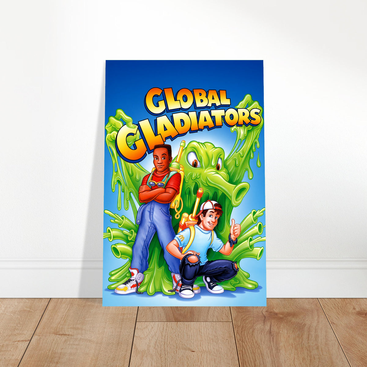 Global Gladiators Poster – Retro Video Game Art Print Wall Art Decor 2