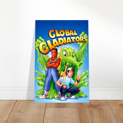 Global Gladiators Poster – Retro Video Game Art Print Wall Art Decor 2