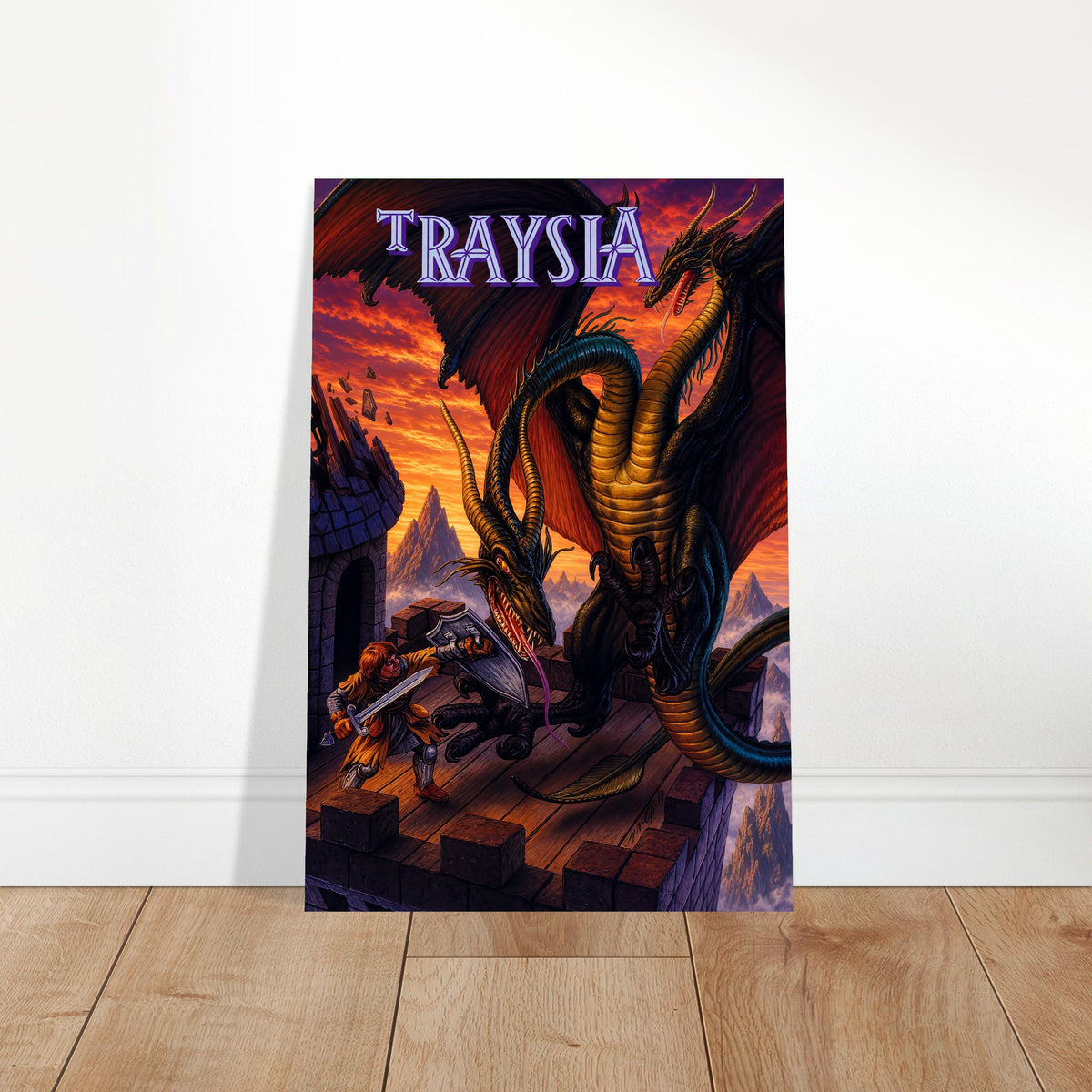 Traysia Poster - Fantasy RPG Adventure Retro Game Art Wall Art Decor 2