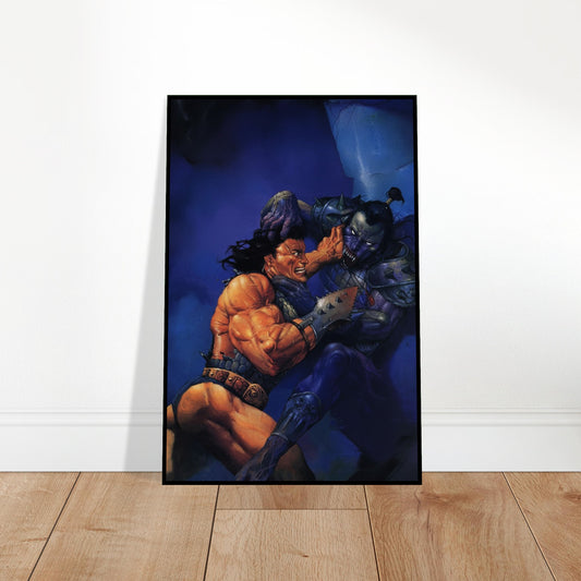 EARL NOREM CONAN THE SAVAGE #4 POSTER – BARBARIAN VS DEMON WARRIOR COVER ART 2