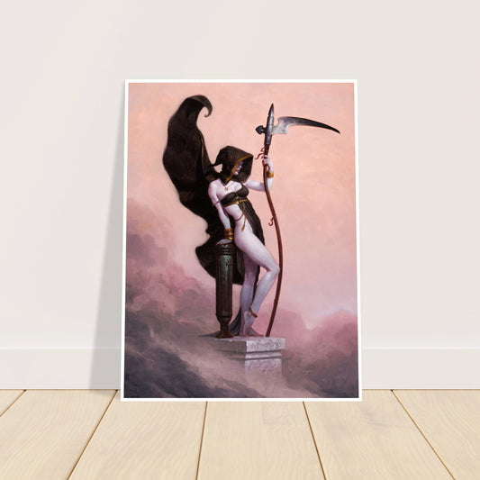 Mistress of Death by Gerald Brom – 2001 Fantasy Art Poster – Dark Goddess Print 2
