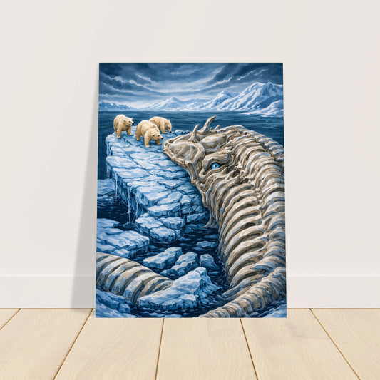 MAGIC THE GATHERING POSTER – POLAR KRAKEN FROZEN SEA MONSTER ART 2