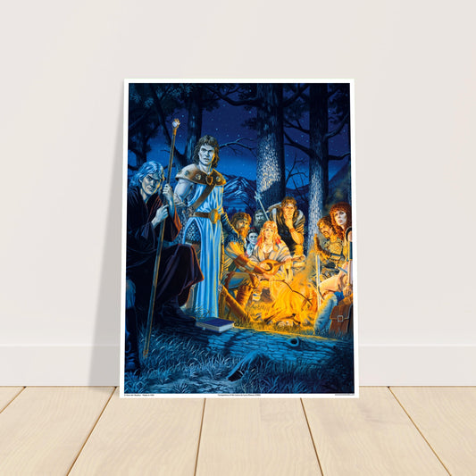 Companions of the Lance Camp - Dragonlance Heroes by Larry Elmore (1984) 2