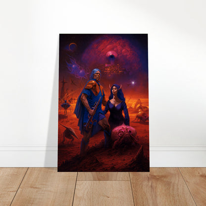 Phantasy Star II Poster - Sci-Fi RPG Retro Game Cover Art Wall Art 2