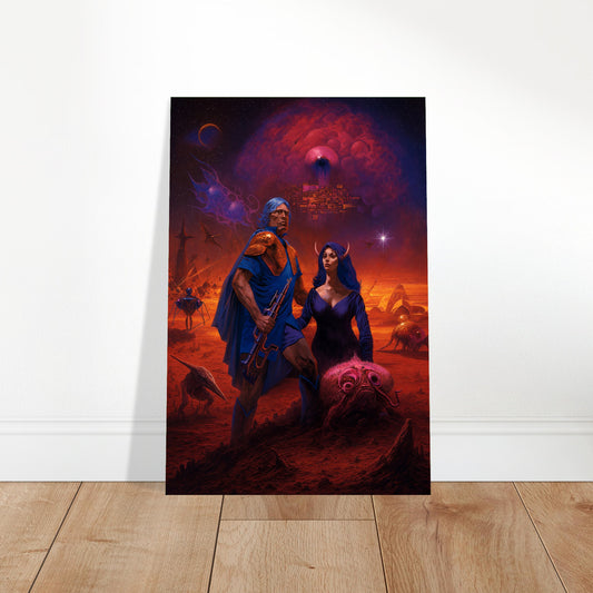 Phantasy Star II Poster - Sci-Fi RPG Retro Game Cover Art Wall Art 2