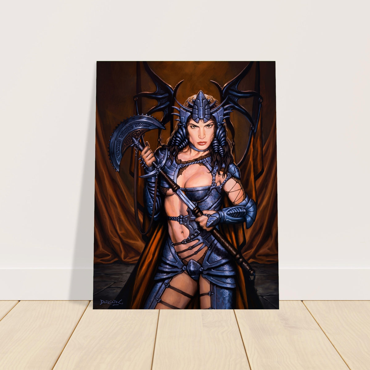 The Centurion by Dorian Cleavenger Poster – Dark Fantasy Warrior Woman 2000 2