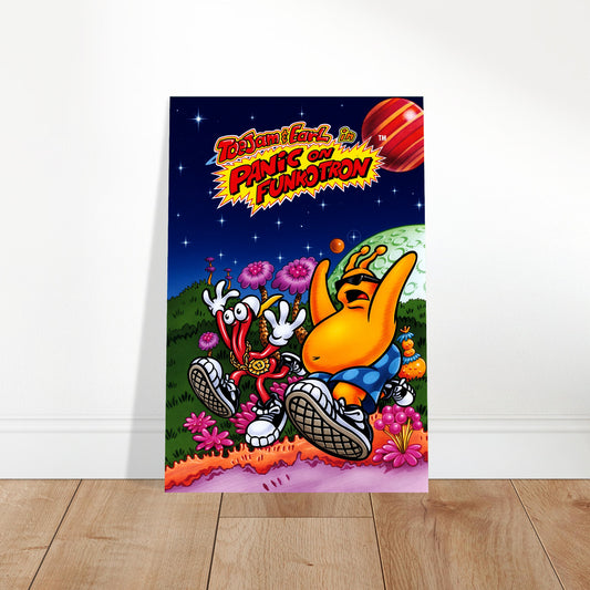 ToeJam & Earl Panic on Funkotron Poster - Retro Game Art Wall Art Decor 2