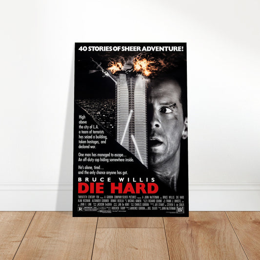 Die Hard (1988) Bruce Willis Action Movie Poster - Classic Film Art 2