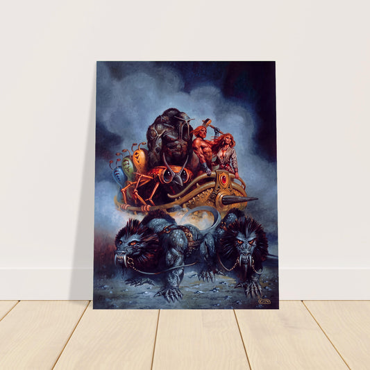 CLYDE CALDWELL 096 FANTASY ADVENTURE POSTER WALL ART VIBRANT-COLORED SHARP 2