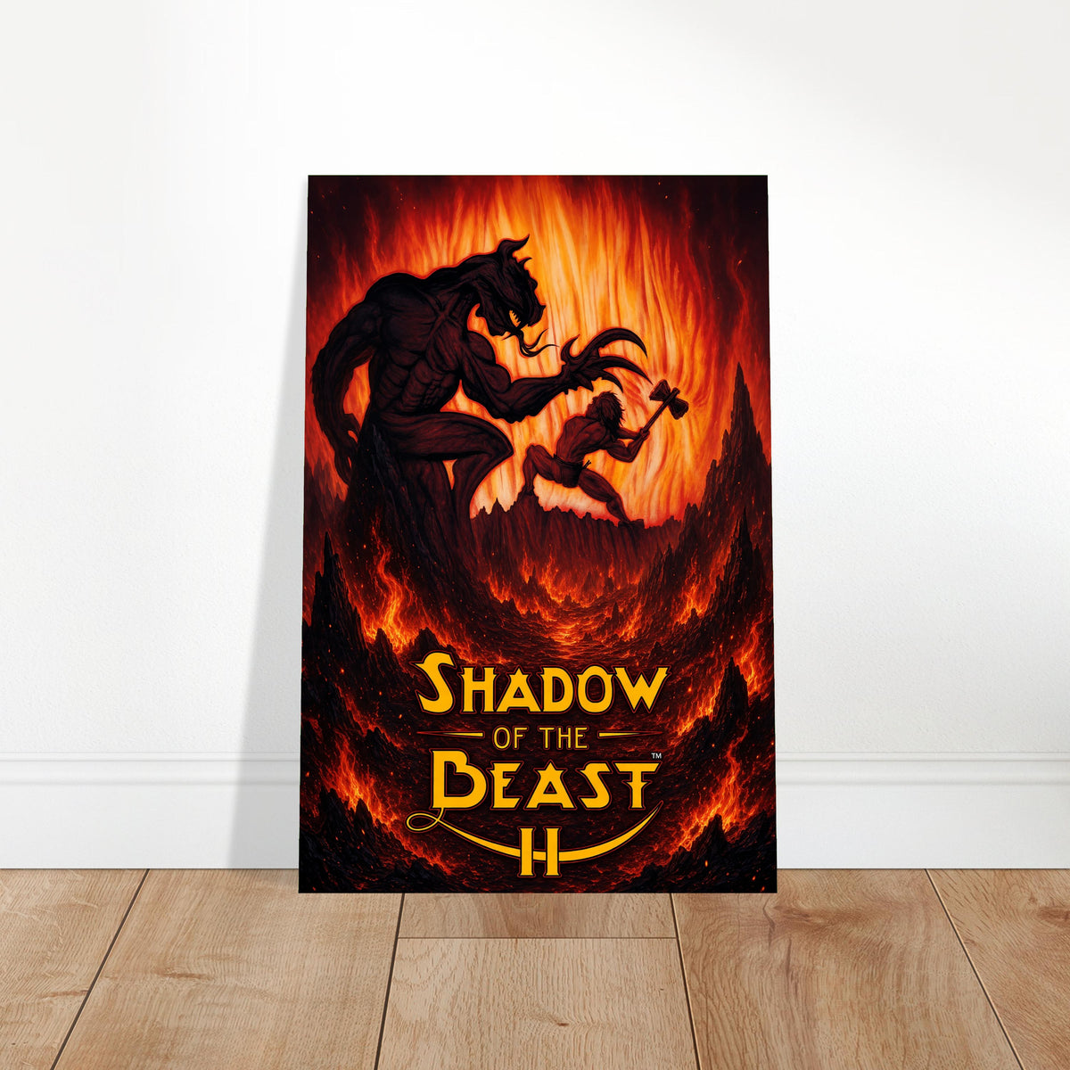 Shadow of the Beast II Poster – Demon Beast Fantasy Art Wall Art Decor 2
